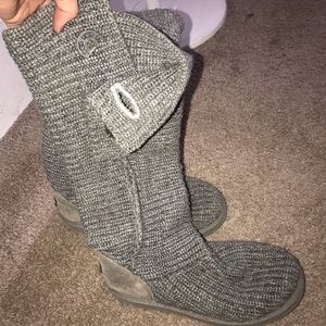 Knit UGG boots